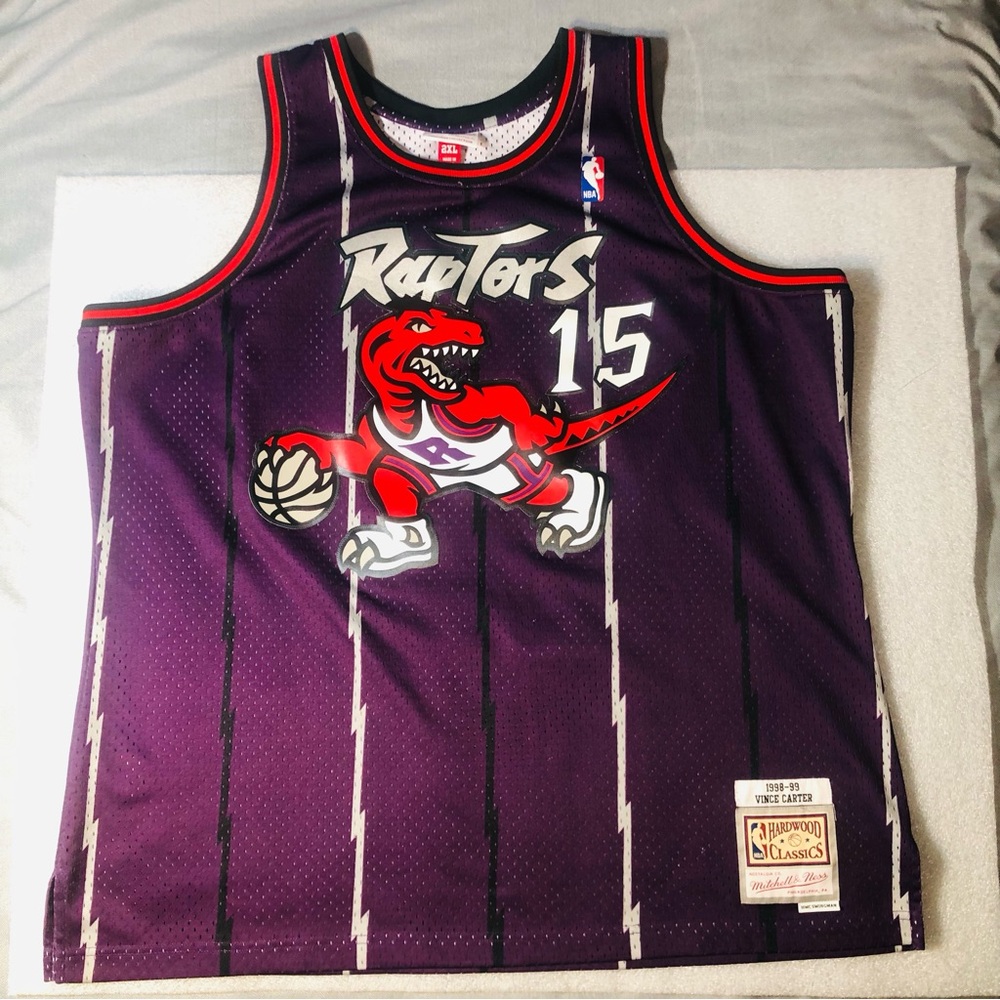 Mitchell & Ness Toronto Raptors Vince Carter #15 Swingman Jersey Size XXL